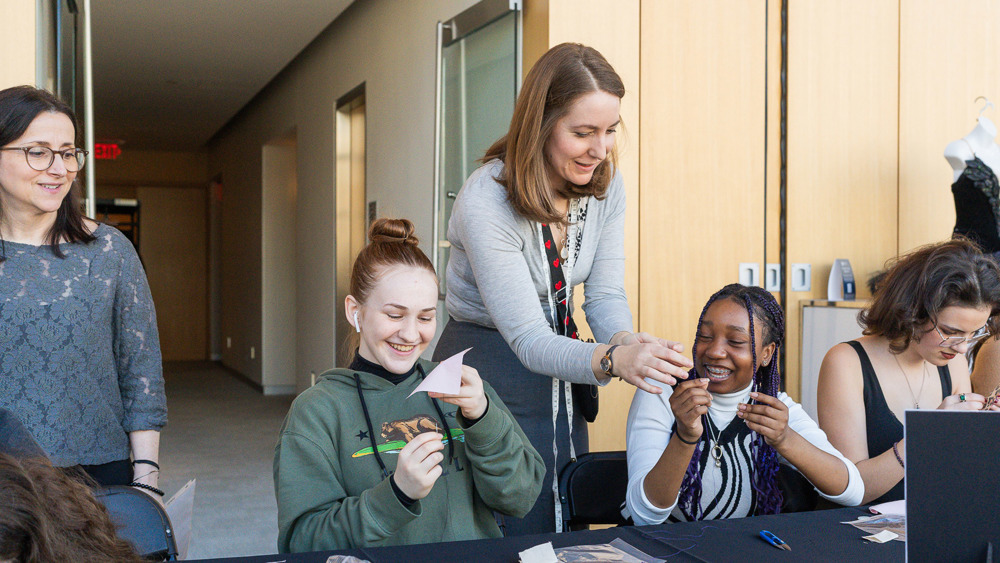 Students at an SHSM Workshop. 