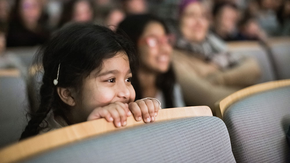 Audience member at The Nutcracker