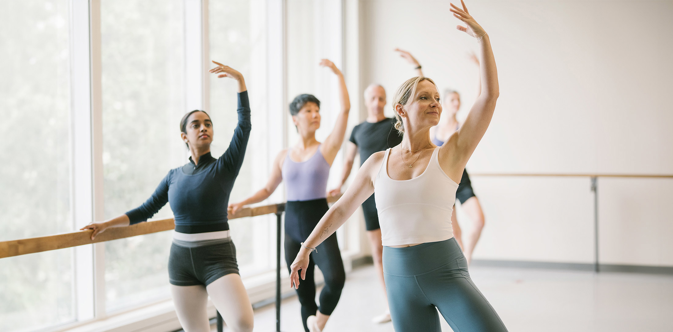 Kate Kernaghan with students at an In Studio class