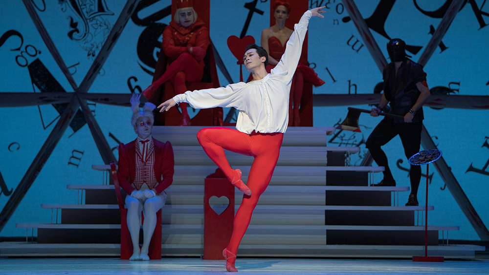 Naoya Ebe in Alice's Adventures in Wonderland. Photo by Karolina Kuras. 