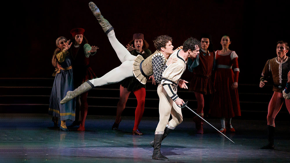 Josh Hall and Christopher Gerty in Romeo and Juliet