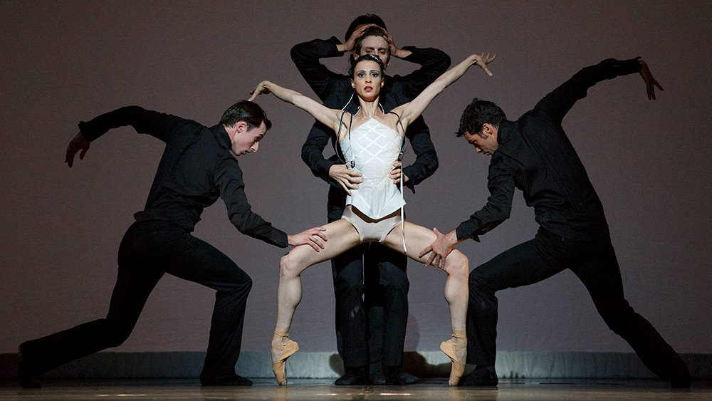 Greta Hodgkinson with Artists of the Ballet in Bolero.