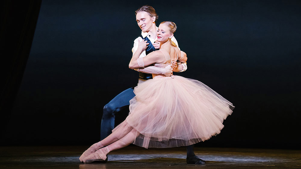 Larkin Miller and Genevieve Penn Nabity in Passion