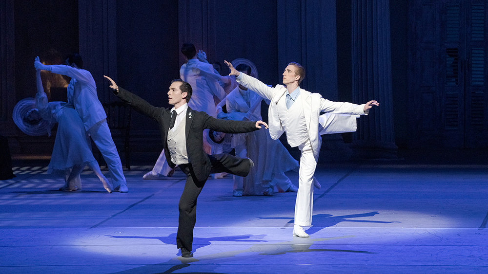 Spencer Hack and Ben Rudisin in A Streetcar Named Desire. Photo by Karolina Kuras. 