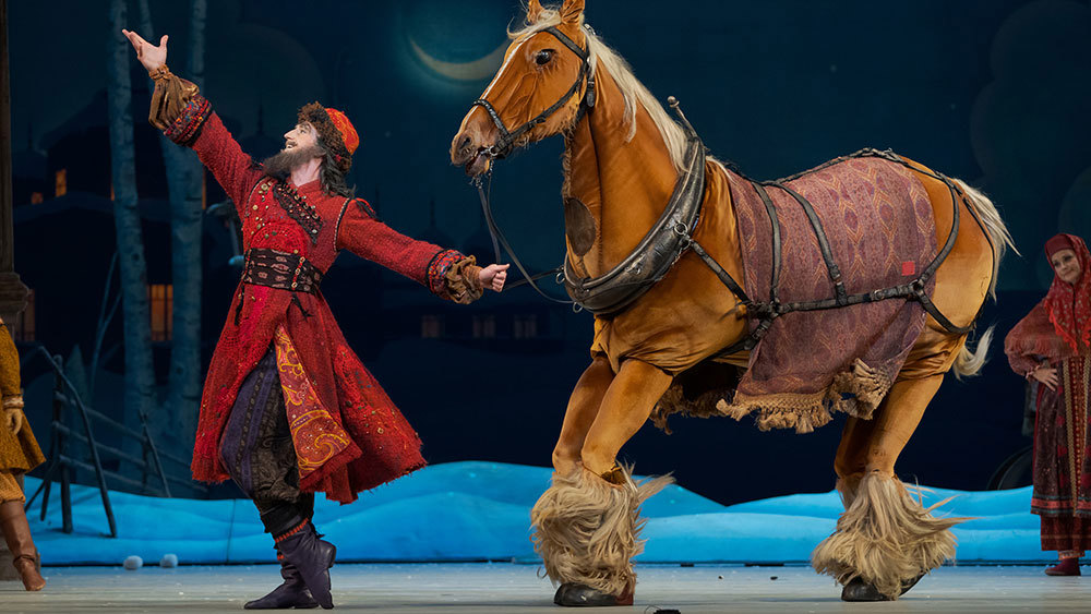 Ben Rudisin with Artists of the Ballet in The Nutcracker. Photo by Karolina Kuras.