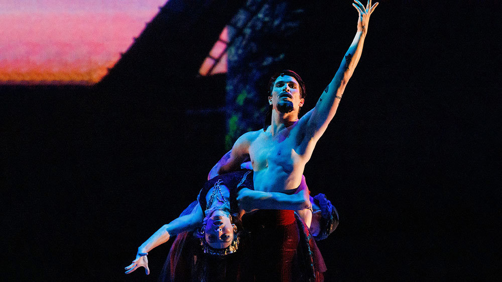 Selene Guerrero-Trujillo and Josh Hall in Don Quixote