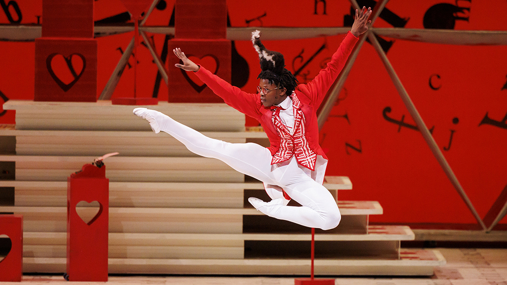 Siphesihle November in Alice's Adventures in Wonderland. Photo by Bruce Zinger. 