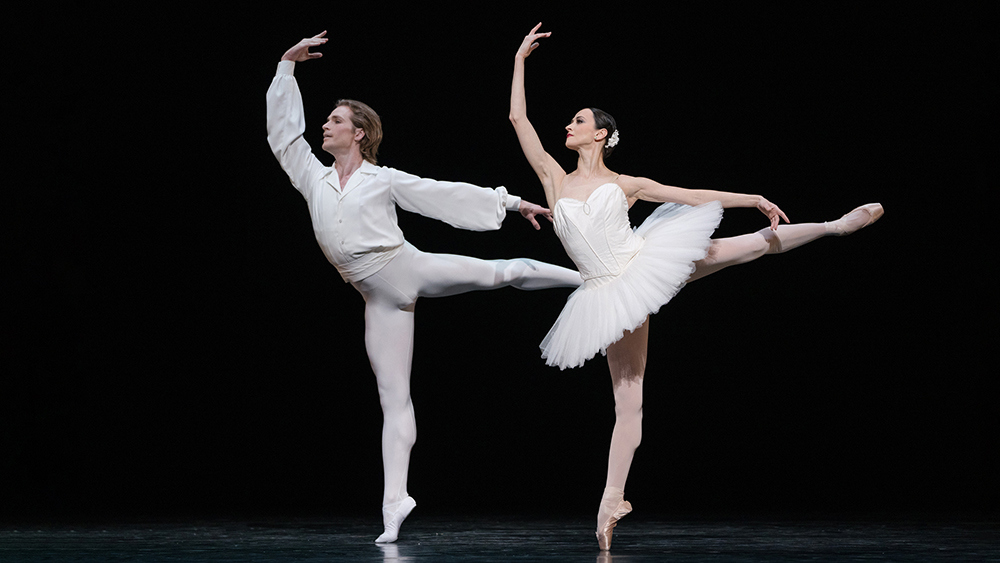 Svetlana Lunkina and Harrison James in Suite en Blanc.